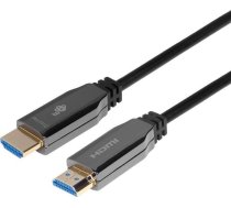 TB Drukas kabelis HDMI v2.0 hibrīds optiskās šķiedras kabelis 15m | AKTBXVHFO2015MB  | 5902002206907