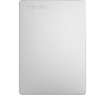 Toshiba Canvio Slim 1 TB sudraba krāsas ārējais cietais disks (HDTD310ES3DA) | HDTD310ES3DA  | 4260557510681