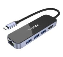 Unitek USB-C stacija/replicators (D1084A) | D1084A  | 4894160048097