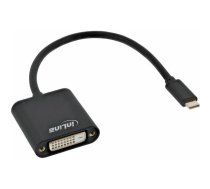 USB InLine USB-C — DVI adapteris, melns (64103B) | 64103B  | 4043718271153