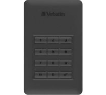 Verbatim Store 'n' Go Secure 2TB ārējais HDD melns un sudrabs (53403) | 53403  | 023942534037