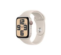 Apple Watch SE GPS + Cellular 44mm Starlight Aluminium Case with Starlight Sport Band - M/L | ATAPPZASS2MRGX3  | 195949007118 | MRGX3QP/A