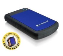 Transcend External HDD||StoreJet|1TB|USB 3.0|Colour Blue|TS1TSJ25H3B