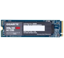 Gigabyte SSD||256GB|M.2|PCIE|NVMe|Write speed 1100 MBytes/sec|Read speed 1700 MBytes/sec|2.3mm|TBW 300 TB|MTBF 1500000 hours|GP-GSM2NE3256GNTD