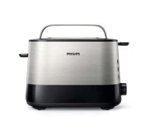 Philips Philips Viva Collection Toaster HD2637/90 Extra wide 2 slots toaster Built in bun warmer Black