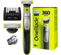 Philips Philips Oneblade QP2734/20, 360 blade, 5-in-1 comb (1,2,3,4,5 mm), 60 min run time/4hour charging
