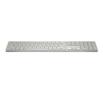 HP HP 970 Programmable Wireless Keyboard - Backlit - White/Silver - US ENG