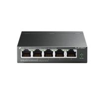 TP-Link Switch TL-SF1005LP Unmanaged, Desktop, 10/100 Mbps (RJ-45) ports quantity 5, PoE ports quantity 4, Power supply type External