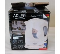 Adler SALE OUT. AD 08 Cordless Water Kettle, Beige Kettle AD 08 b Standard 850 W 1 L Plastic 360° rotational base Beige DAMAGED PACKAGING | Kettle | AD 08 b | Standard | 850 W | 1 L |     Plastic | 360° rotational base | Beige | DAMAGED PACKAGING