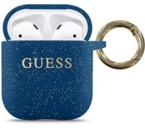Guess AirPods Silicone Case Blue