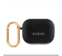 Guess Apple AirPods Pro 2 PU Grained Classic Logo Case Black