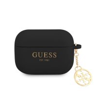 Guess - AirPods Pro 4G Charm Silicone Case Black