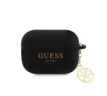 Guess - Guess 4G Charm Silicone Case for AirPods Pro 2 Black