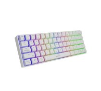 Genesis THOR 660 RGB Gaming keyboard, RGB LED light, US, White, Wireless/Wired, Wireless connection, Gateron Red Switch