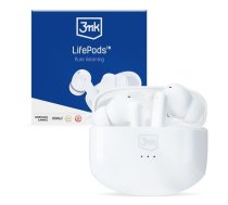 3MK LifePods Protection Bluetooth 5.3 ANC technology White