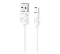 USAMS U-Gee Pro PVC Universal Micro USB to USB Data&Fast 2A Charger Cable 1m White