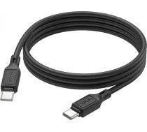 Hoco X90 Cool 60W silicone charging data cable for Type-C to Type-C Black
