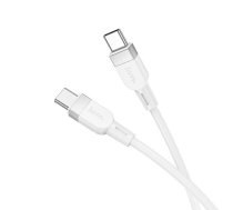 Hoco X109 Energy 60W silicone charging data cable C to C(L=1M) White