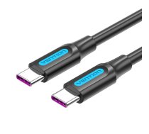 Vention USB-C 2.0 Cable Vention COTBG 5A, PD 100W, 1.5m Black PVC