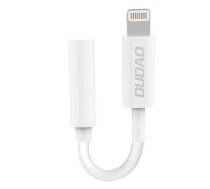 Dudao audio adapter headphone adapter Lightning to mini jack 3.5mm White