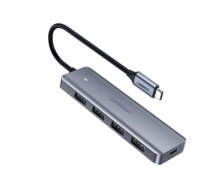 Ugreen 4-Port USB3.0 Hub with USB-C Power Supply Grey