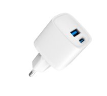 Evelatus USB-A and USB-C 30W Max / EU charger White