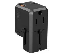 Choetech Universal PD6038 USB-C USB-A PD 20W Travel Charger USA EU UK AU Black