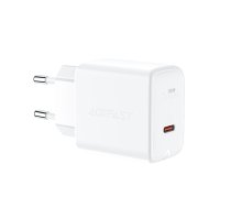 Acefast Acefast charger GaN USB Type C 30W, PD, QC 3.0, AFC, FCP white (A21 white)