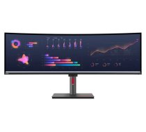 Lenovo ThinkVision P49w-30 49 '', IPS, 5120 x 1440, 32:9, 4 ms, 350 cd/m², Black, 1x Thunderbolt 4 Out, 1x Thunderbolt 4 In, 4x USB 3.2 Gen 1, 1x USB-C 3.2 Gen 1, 1x USB-B 3.2 Gen 1, 60 Hz, HDMI ports quantity 2