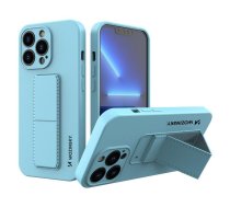 Wozinsky Wozinsky Kickstand Case silicone case with stand for iPhone 13 mini light blue