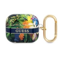 Guess Guess GUA3HHFLB AirPods 3 cover blue/blue Flower Strap Collection