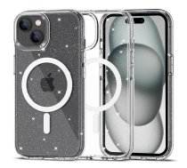 Tech-Protect Tech-Protect FlexAir Hybrid MagSafe case for iPhone 15 Plus - transparent and glitter