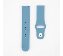 Connect 22mm Silicone Loop Watch Strap (S/M 110mm) Blue