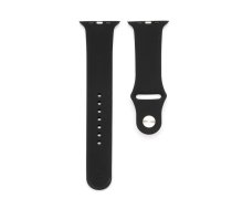 Connect Watch 42/44/45mm Silicone Loop Watch Strap (S/M 110mm) Black