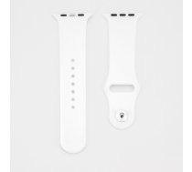 Connect Watch 42/44/45mm Silicone Loop Watch Strap (S/M 110mm) White