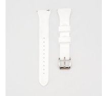 Connect 20mm T-buckle Silicone Loop Watch Strap (130mm M/L) White