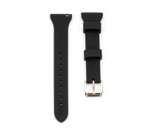 Connect 22mm T-buckle Silicone Loop Watch Strap (130mm M/L) Black