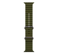 iWear S1 Grooved Soft Silicone 20mm strap for Apple Watch 49mm / 45mm / 44mm / 42mm Khaki Green