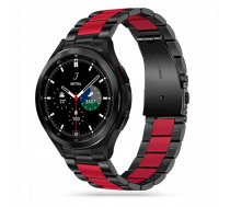 Tech-Protect Tech-Protect Stainless Bracelet for Samsung Galaxy Watch 4/5/5 Pro/6/7/FE - Black & Red