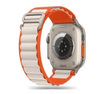 Tech-Protect Tech-Protect Nylon Pro Strap for Apple Watch 4 / 5 / 6 / 7 / 8 / 9 / SE / Ultra 1 / 2 (42/44/45/49 mm) - Orange-Beige