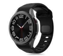 Tech-Protect Tech-Protect Silicone Line Strap for Samsung Galaxy Watch 4 / 5 / 5 Pro / 6 / 7 / FE - Black