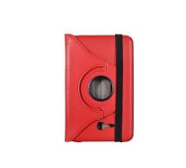 iLike Rotated Book Case for SAMSUNG GALAXY 7.0 TAB 3 LITE Red