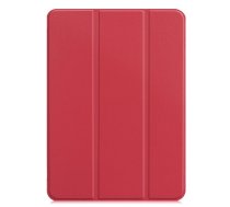 iLike iPad 10.2 Tri-Fold Eco-Leather Stand Case Coral Pink