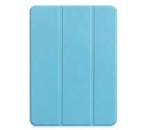 iLike Galaxy Tab S9 11 Tri-Fold Eco-Leather Stand Case Sky Blue