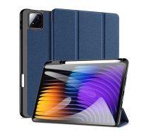 Dux Ducis Xiaomi Redmi Pad 7/7 Pro Domo Series Tri-fold Stand PU Leather Tablet Cover Blue