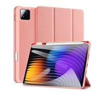 Dux Ducis Xiaomi Redmi Pad 7/7 Pro Domo Series Tri-fold Stand PU Leather Tablet Cover Pink