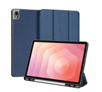 Dux Ducis Samsung Galaxy Tab S11 Domo Series Tri-fold Stand PU Leather Tablet Cover Blue