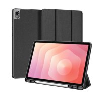 Dux Ducis Samsung Galaxy Tab S11 Domo Series Tri-fold Stand PU Leather Tablet Cover Black