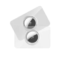 Dux Ducis DUX DUCIS card-shaped protective case for AirTag 2 pcs transparent + black