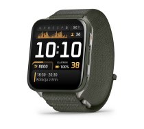 Garmin Venu X1 Moss with Titanium Caseback and Moss ComfortFit Nylon Band